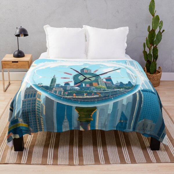 Item preview, Dandelion Orb Cityscape designed and sold by PanoramaPrints.