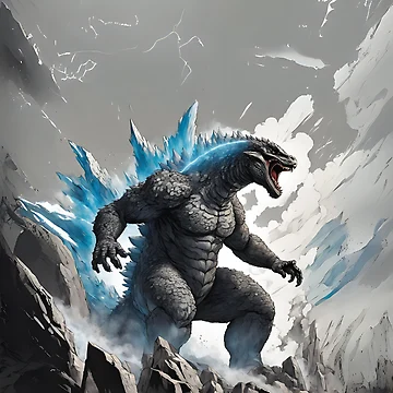 Artwork thumbnail, Godzilla by Nice En