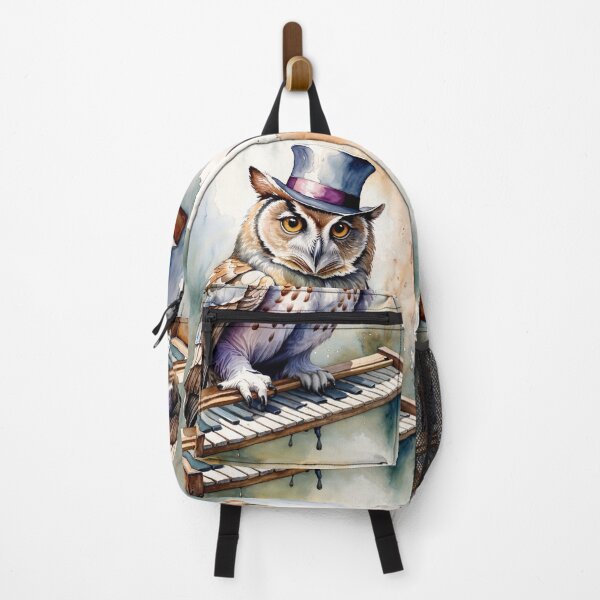 Item preview, Owl Playing the Piano designed and sold by QuidNimbus.