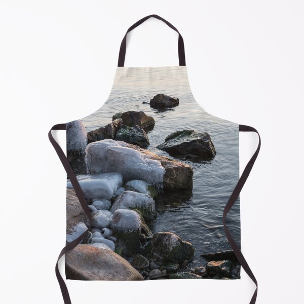 Item preview, Softly Lit Icy Rocks on the Shore of Lake Ontario designed and sold by Georgia Mizuleva.