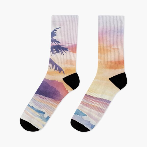 Item preview, Summer Watercolor Vibrant Tropical Beach designed and sold by KPArtzaaany.
