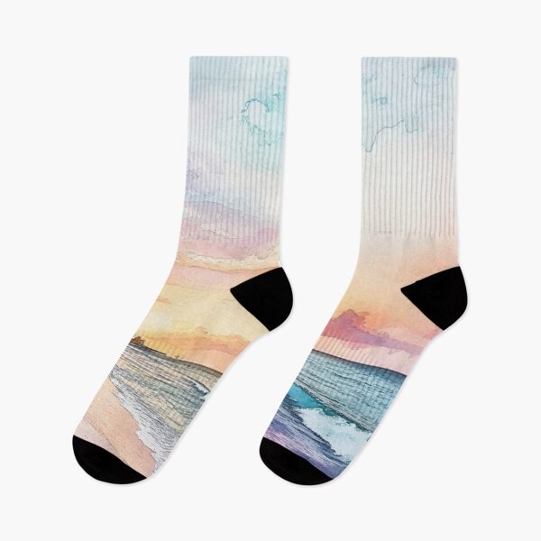 Item preview, Summer Watercolor Vibrant Tropical Beach designed and sold by KPArtzaaany.
