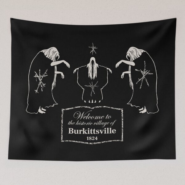 Item preview, Blair Witch Project Burkittsville witches white designed and sold by LapinMagnetik.