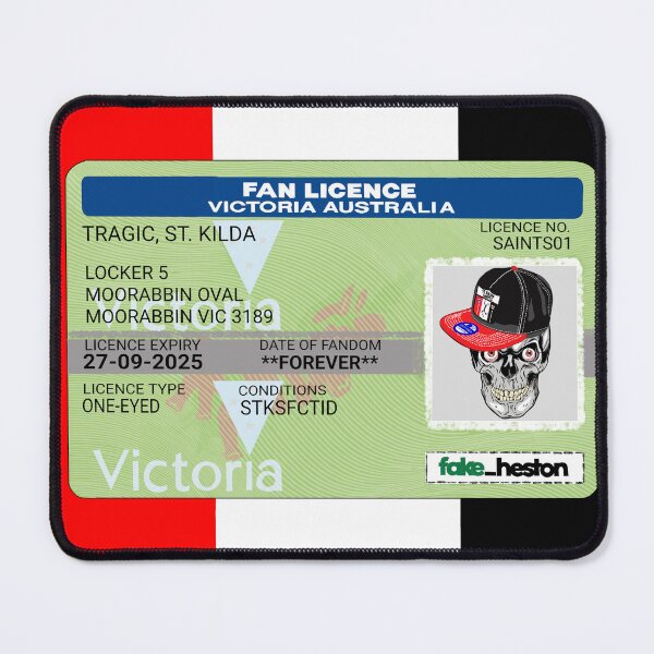 Item preview, St Kilda Saints Tragic designed and sold by Fake Heston’s Scribble Emporium.