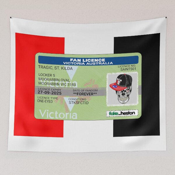 Item preview, St Kilda Saints Tragic designed and sold by Fake Heston’s Scribble Emporium.