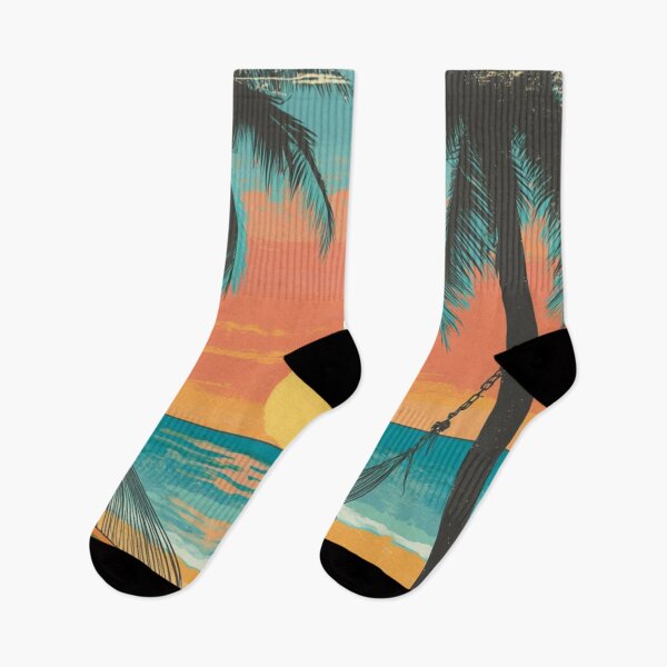 Item preview, Summer Watercolor Vibrant Tropical Beach designed and sold by KPArtzaaany.