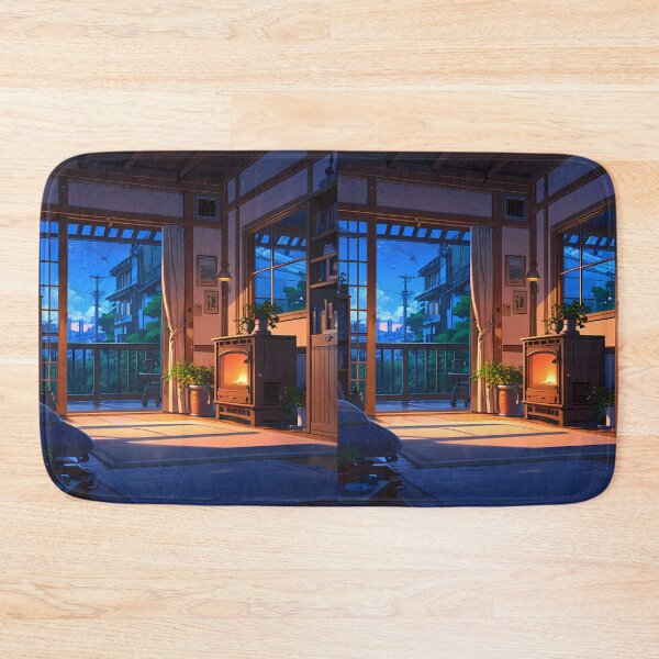 Item preview, Traditional Views Japanese Winter Room Sky Mountains Art designed and sold by ART ATTACK ZONE.