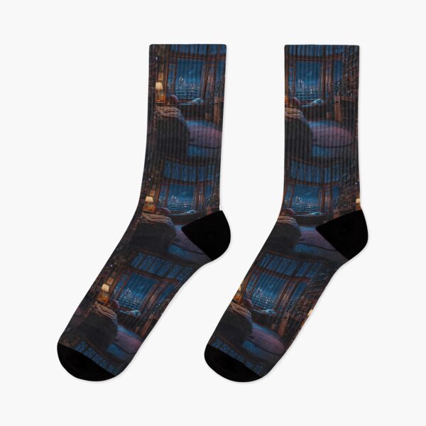 Item preview, Cityscape Views Japanese Winter Room Sky Mountains Art designed and sold by ART ATTACK ZONE.