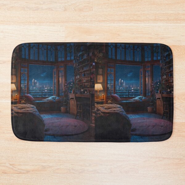 Item preview, Cityscape Views Japanese Winter Room Sky Mountains Art designed and sold by ART ATTACK ZONE.