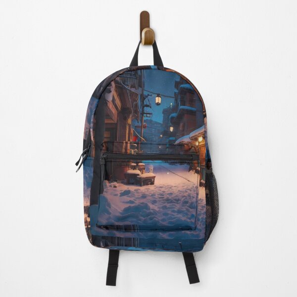Item preview, Lighting Views Japanese Winter Room Sky Mountains Art designed and sold by ART ATTACK ZONE.