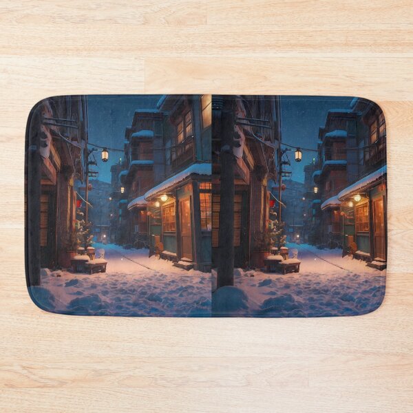 Item preview, Lighting Views Japanese Winter Room Sky Mountains Art designed and sold by ART ATTACK ZONE.