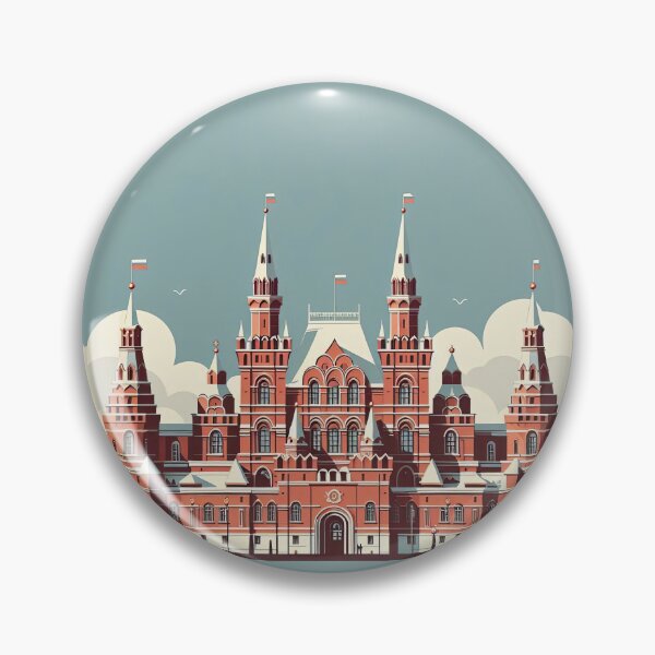 Aperçu de l'œuvre Palais du Kremlin, style artistique minimaliste créée et vendue par artofuniverse.