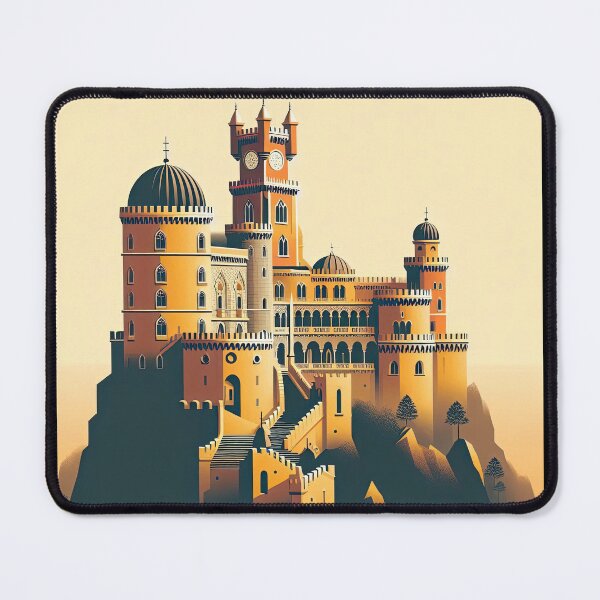 Item preview, Pena Palace Minimalism Art Style designed and sold by artofuniverse.