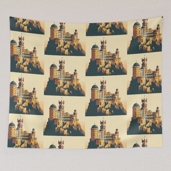 Item preview, Estilo artístico minimalista del Palacio de Pena designed and sold by artofuniverse.