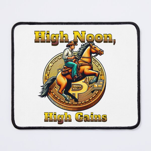 Item preview, Crypto cowboy, high noon, high gains designed and sold by shirttruck.