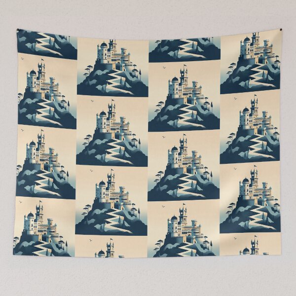 Item preview, Estilo artístico minimalista del Palacio de Pena designed and sold by artofuniverse.