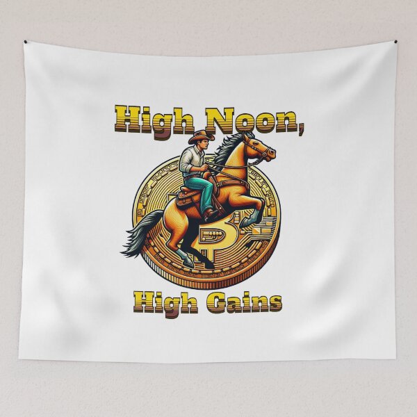 Item preview, Crypto cowboy, high noon, high gains designed and sold by shirttruck.
