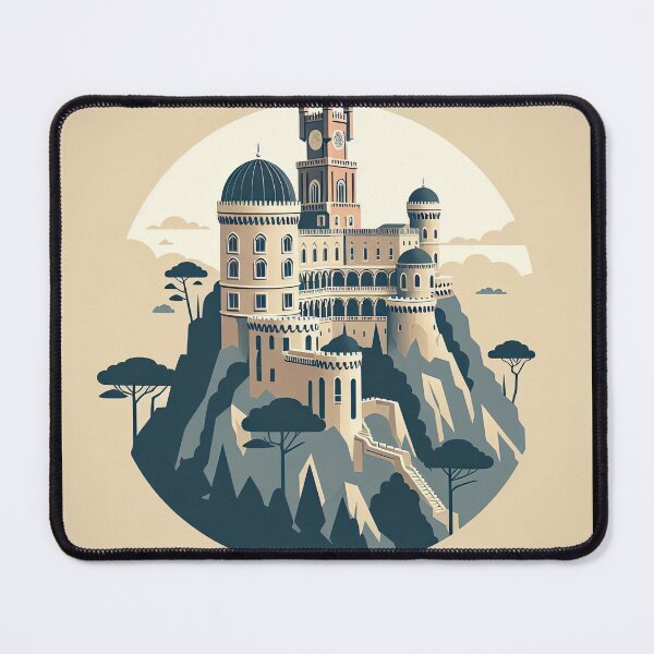 Item preview, Pena Palace Minimalism Art Style designed and sold by artofuniverse.