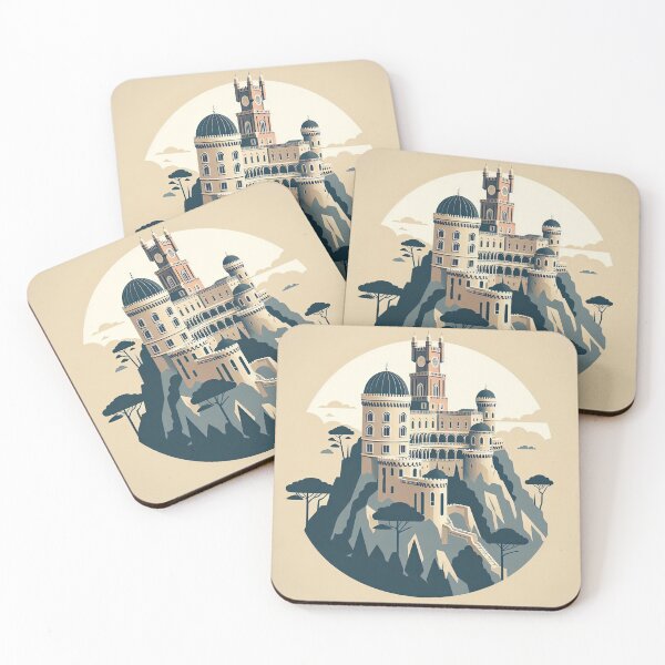 Item preview, Pena Palace Minimalism Art Style designed and sold by artofuniverse.