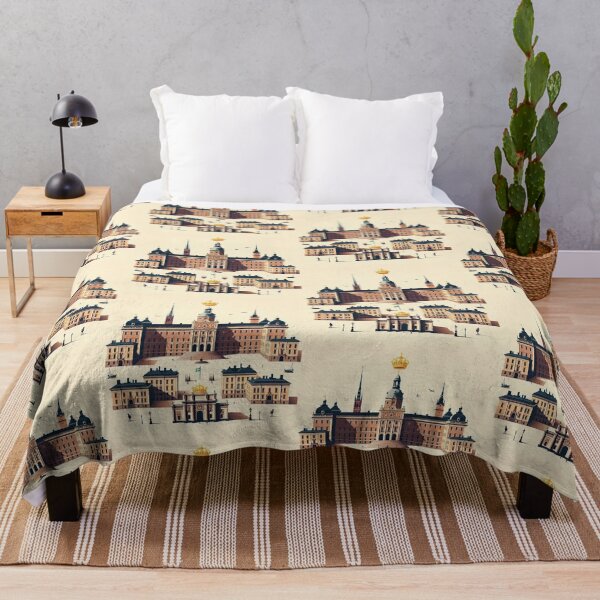 Item preview, Stockholm Royal Palace Minimalism Art Style designed and sold by artofuniverse.