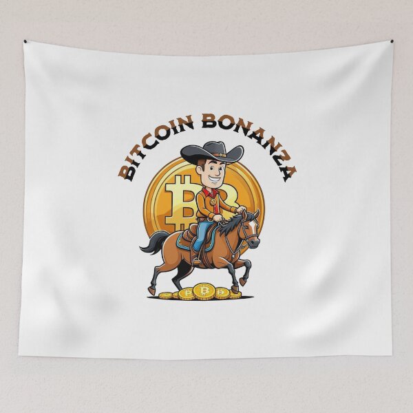 Item preview, Crypto cowboy, bitcoin bonanza designed and sold by shirttruck.
