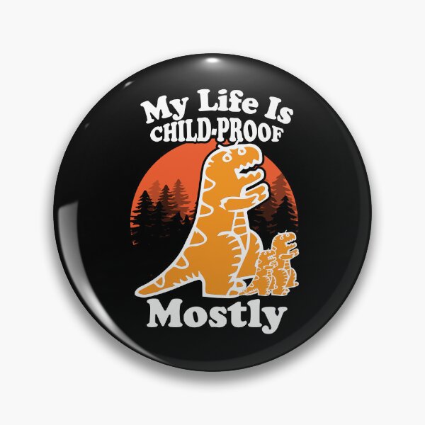 Item preview, My Life Is Child-proof Mostly– Childcare Worker Gift Design designed and sold by BDLuck2021.