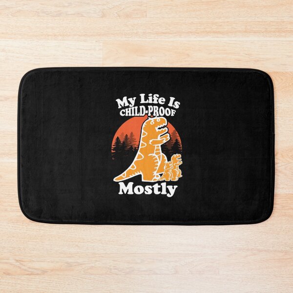 Item preview, My Life Is Child-proof Mostly– Childcare Worker Gift Design designed and sold by BDLuck2021.