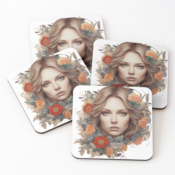 Item preview, Floral Beauty: A Portrait of Grace and Nature designed and sold by PrintFusion57.