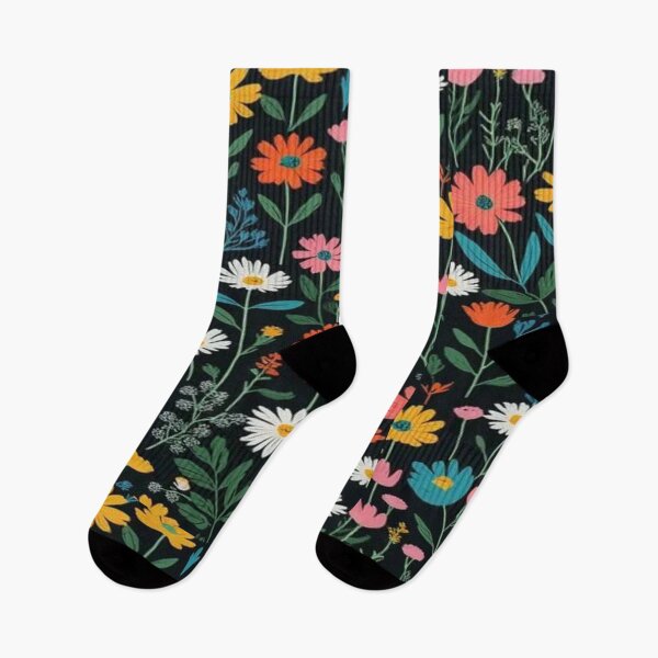 Item preview, field of colorful daisies designed and sold by Mmarchi1991.