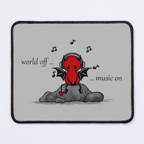 Item preview, cute devil world off music on designed and sold by Pezi-Creation.