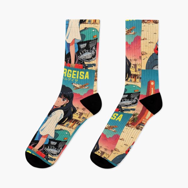 Item preview, Hargeisa Somalia Retro Anime Girl Vintage Travel designed and sold by Retro-Anime9.