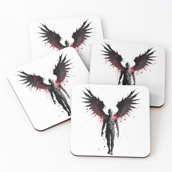 Item preview, Lucifer Fallen Angel - Dark Gothic Art designed and sold by ZetaDream.