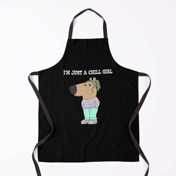 Aperçu de l'œuvre je suis juste une fille cool, une fille cool avec un mème amusant créée et vendue par Yonshop.