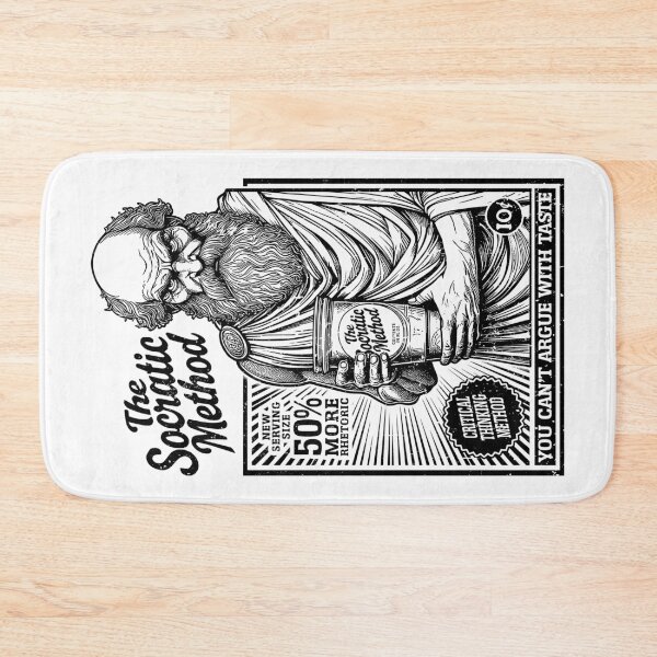 Item preview, Socrates Funny Philosophy Socratic Method Retro Vintage Ad designed and sold by GrandeDuc.