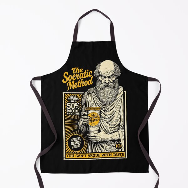 Item preview, Socrates Funny Philosophy Socratic Method Retro Vintage Ad designed and sold by GrandeDuc.