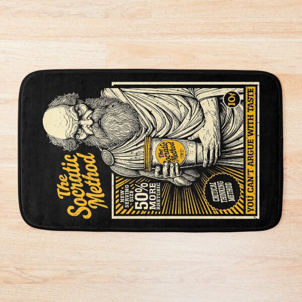Item preview, Socrates Funny Philosophy Socratic Method Retro Vintage Ad designed and sold by GrandeDuc.
