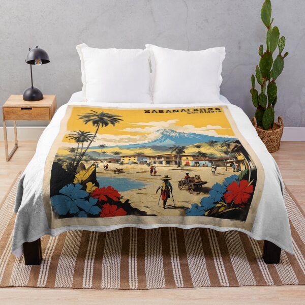 Item preview, Sabanalarga Colombia Retro Vintage Poster Tourism designed and sold by TravelersGems.