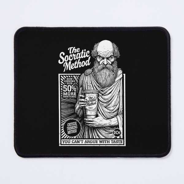 Item preview, Socrates Funny Philosophy Socratic Method Retro Vintage Ad designed and sold by GrandeDuc.