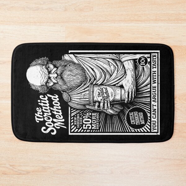 Item preview, Socrates Funny Philosophy Socratic Method Retro Vintage Ad designed and sold by GrandeDuc.