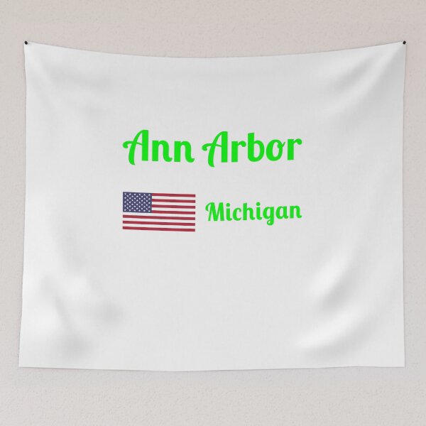 Item preview, Ann Arbor Michigan - Stylish Prints, designed and sold by Fleetwood1994.