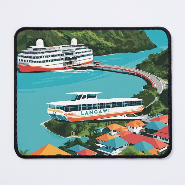Item preview, Panorama Langkawi Malaysia Vintage Travel Tourism designed and sold by TravelersGems.