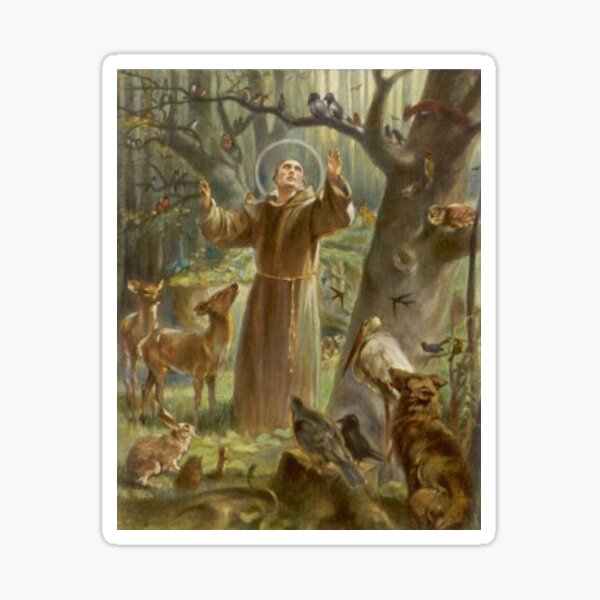Item preview, St. Francis of Assisi Preaching to the Animals designed and sold by Martstore.