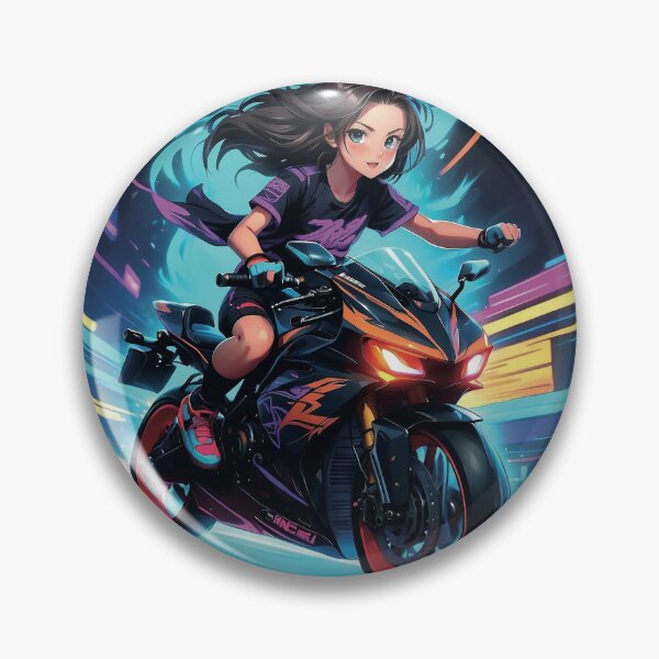 Item preview, Anime Girl on Motorbike designed and sold by Airod 07.
