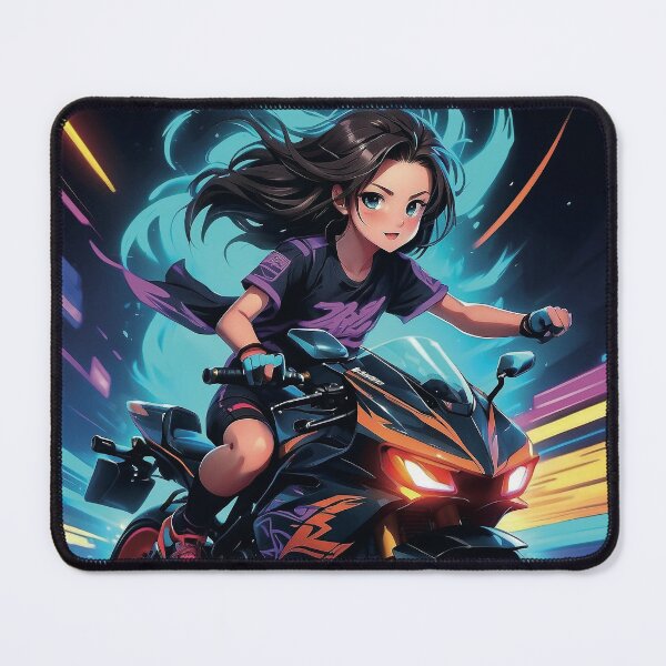 Item preview, Anime Girl on Motorbike designed and sold by Airod 07.