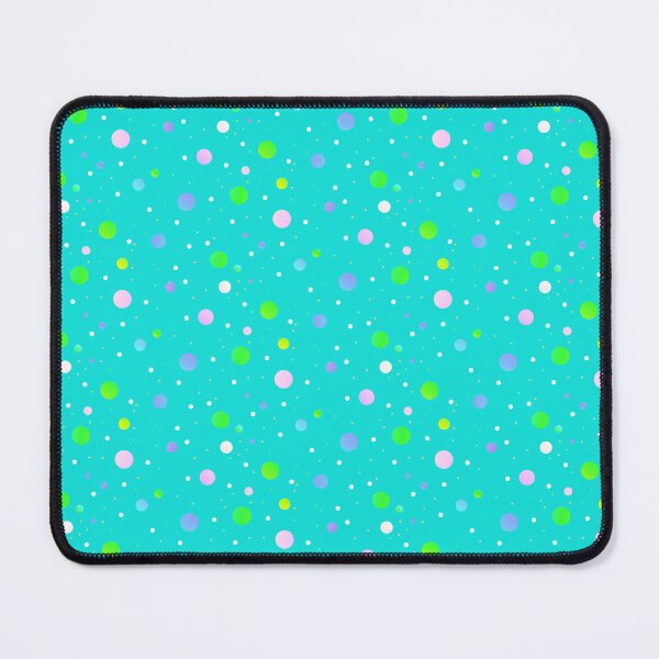 Item preview, turquoise bright dots | Green blue vibrant light color dot pattern designed and sold by lausn.