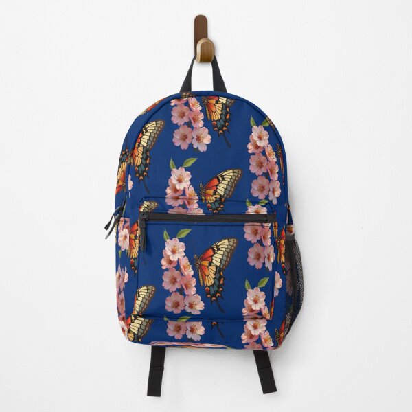 Item preview, Arkansas Diana Fritillary Butterfly And Apple Blossom Vector Design designed and sold by taiche.