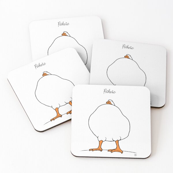 Item preview, Pathetic Duck - minimalist version  designed and sold by Tiberius Ciucinciu.