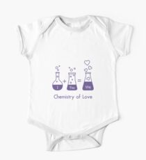 You and me and our chemistry of love. Valentine's One Piece - Short Sleeve