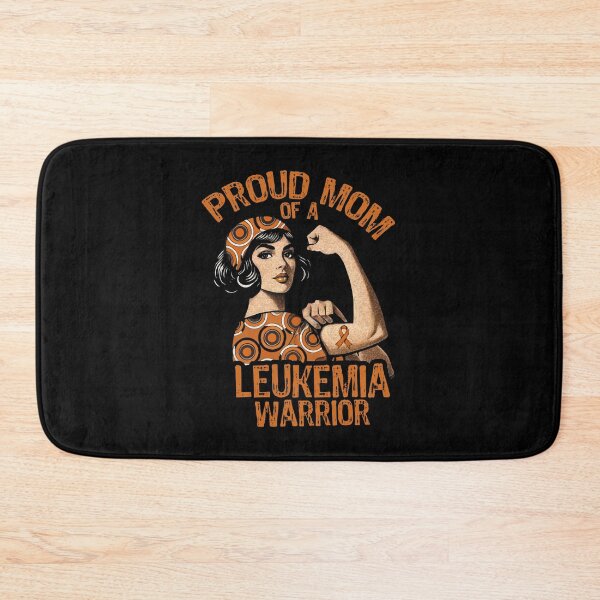 Item preview, Proud Mom Of A Leukemia Warrior Retro Awareness Support  designed and sold by TeeByDesignsCo®.