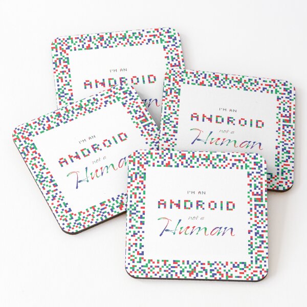 Item preview, Android Identity - Pixel Art Typography designed and sold by my-wishlist.
